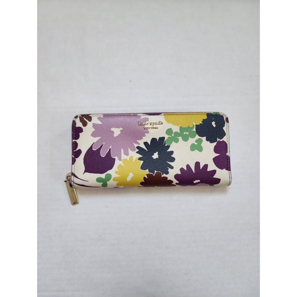 Kate Spade New York Floral Zip Around Continental Wallet